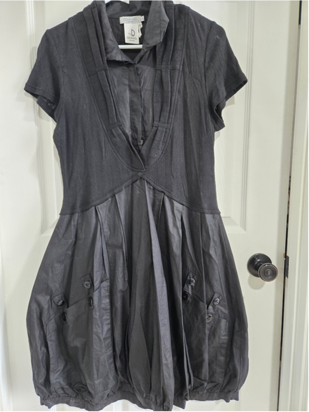 Women's Dzhavael Couture Black Mini Dress Size XL